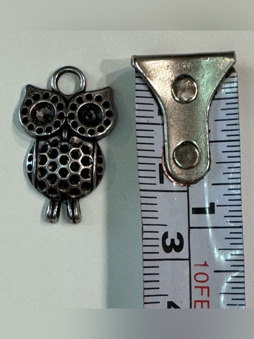 Vintage Silver Tone Owl Charm
Pendants - Set of 3 - Picture 3 of 4